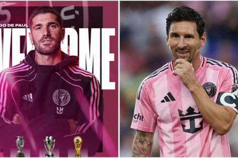 CHÍNH THỨC: 'Vệ sĩ Messi' thi đấu cho Inter Miami