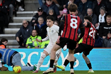Trực tiếp Bournemouth 0-0 Chelsea: Đôi công hấp dẫn