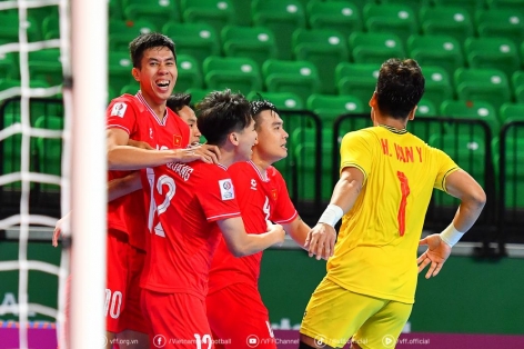 Trực tiếp futsal Việt Nam vs Myanmar: Quyết tâm giành Huy chương