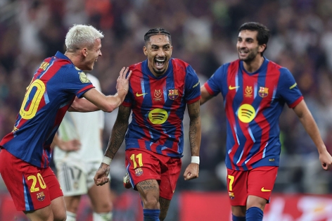 Thắng Real kịch tính, Barca vô địch Siêu cúp Tây Ban Nha