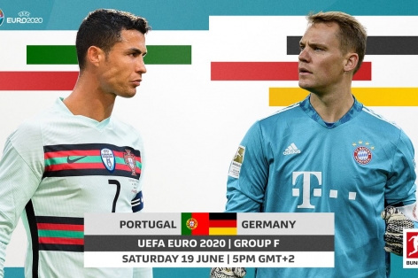 Xem trực tiếp Bồ Đào Nha vs Đức - EURO 2021 ở đâu? Kênh nào?