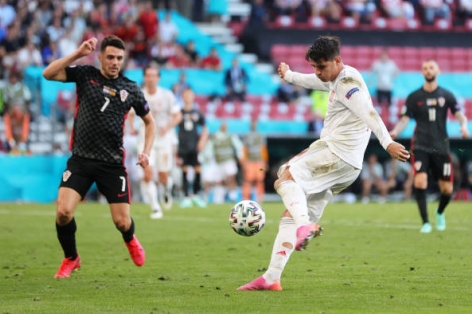 Video Tây Ban Nha 4-3 Croatia: Morata vô-lê cháy lưới Croatia trong hiệp phụ