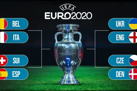 Nhánh đấu vòng knock-out Euro 2021: Xác định các đại diện bán kết