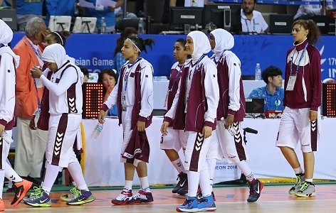 ASIAD 17: ĐT bóng rổ nữ Qatar bỏ thi đấu vì quy định thiếu công bằng