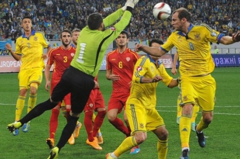 Video clip bàn thắng: Ukraine	1-0 Macedonia (Bảng C - Vòng loại Euro 2016)