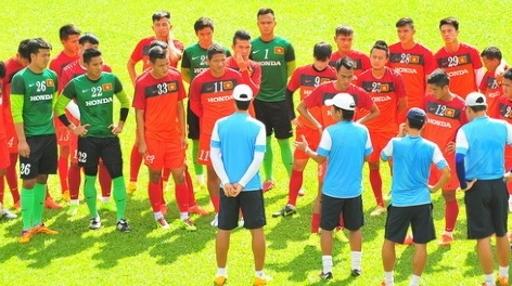 ĐT Việt Nam khổ luyện chuẩn bị AFF Cup 2014