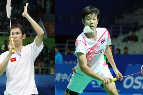 Video cầu lông: Tiến Minh thắng dễ tay vợt số 1 Thái Lan ở giải châu Á