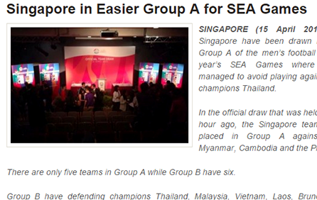 Báo chí khu vực nói gì về kết quả bốc thăm SEA Games 28?