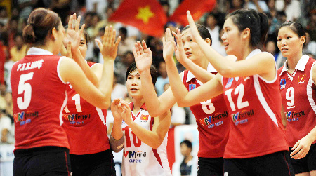 ĐT bóng chuyền nữ Việt Nam tập huấn tại Triều Tiên trước thềm SEA Games 28