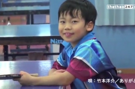 VIDEO: Matsushima Sora - Thần đồng bóng bàn 7 tuổi của Nhật Bản