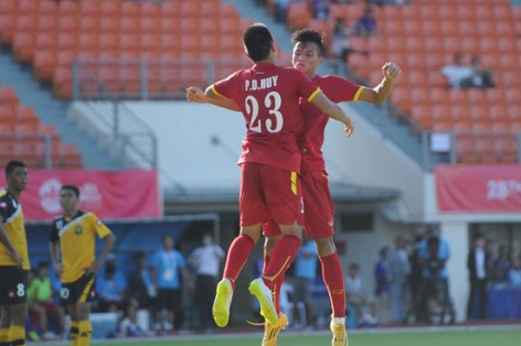 U23 Việt Nam tạo cơn mưa bàn thắng trước U23 Brunei