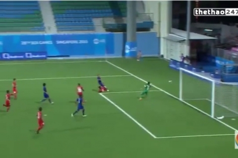 VIDEO: Campuchia có bàn thắng mở tỉ số phút 30