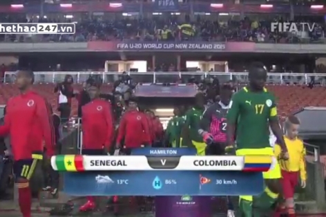 Video clip bàn thắng: Senegal 1-1 Colombia (U20 FIFA World Cup 2015)
