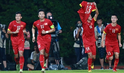 Hành động đẹp của các cầu thủ U23 Việt Nam