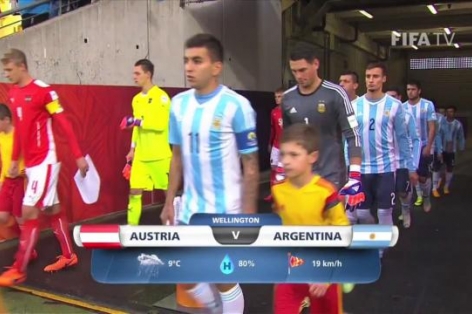 Video bàn thắng: Áo - Argentina (U20 FIFA World Cup 2015)