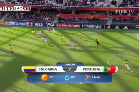 Video clip bàn thắng: Colombia 1-3 Bồ Đào Nha (U20 FIFA World Cup 2015)