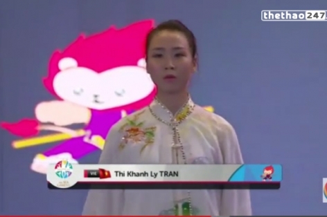 Video SEA Games 28: Wushu - Thái cực quyền nữ (Trần Thị Khánh Ly)