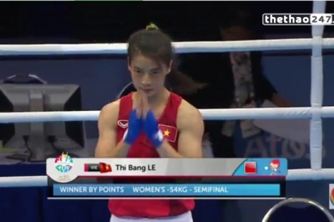 Video SEA Games 28: Bán kết Boxing dưới 54kg - Lê Thị Bằng