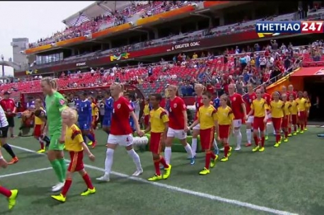 Video bàn thắng: Na Uy 4-0 Thái Lan (World Cup bóng đá nữ 2015)