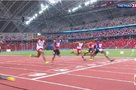 Video SEA Games 28: Chung kết nội dung chạy 100m nam