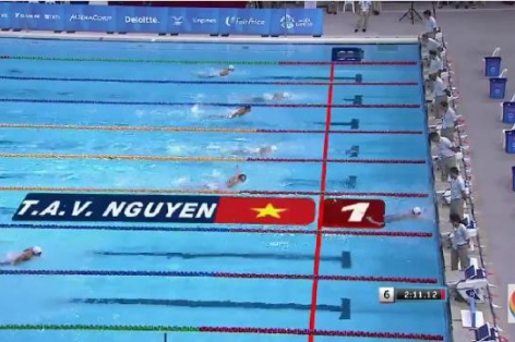 Video SEA Games 28: Ánh Viên giành HCV 200m bơi bướm, phá kỷ lục SEA Games thứ 6