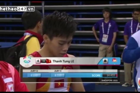 Video SEA Games 28: Chung kết TDDC tự do - Lê Thanh Tùng