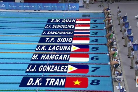 Video SEA Games 28: Chung kết 200m bơi hỗn hợp nam - Trần Duy Khôi