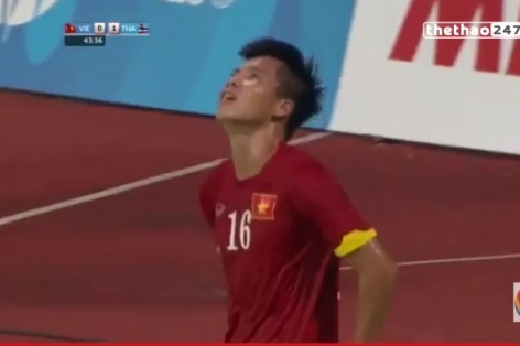 Video U23 Việt Nam - U23 Thái Lan: Tình huống bỏ lỡ đáng tiếc của Thanh Bình