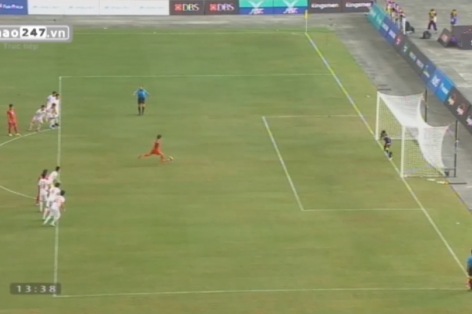 VIDEO: Tình huống dẫn đến bàn mở tỷ số của U23 Myanmar