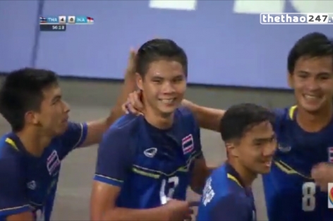 Video U23 Thái Lan - U23 Indonesia: Narubadin dứt điểm đơn giản nâng tỉ số lên 4-0