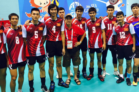 ĐT bóng chuyền nam VN quyết tâm đánh bại Myanmar để vào chung kết