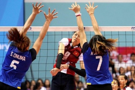ĐT bóng chuyền nữ Việt Nam thất bại lần thứ 8 trước Thái Lan