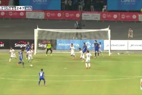 Video U23 Thái Lan - U23 Myanmar: Thái Lan có bàn thắng mở tỉ số phút 54