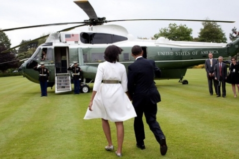 Marine One - Trực thăng hộ tống Tổng thống Obama tại Việt Nam