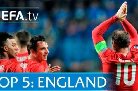 VIDEO: Top 5 bàn thắng đẹp của tuyển Anh tại vòng loại Euro 2016