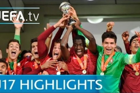 VIDEO: Đánh bại Tây Ban Nha, Bồ Đào Nha giành chức vô địch U17 Euro 2016