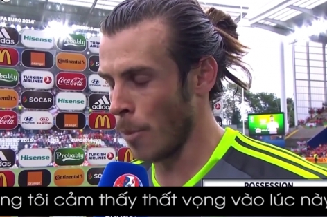 Nhật ký Euro 2016 17/6: Bale nói cứng sau trận thua Anh