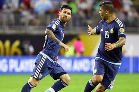 Argentina vào chung kết Copa America 2016