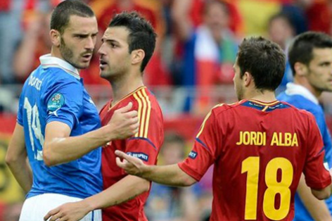 Kết quả Italia 2-0 Tây Ban Nha: Bò tót dừng bước