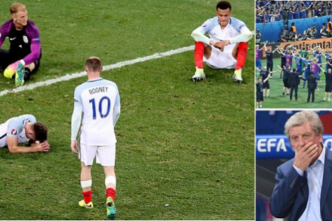 Báo chí Anh chỉ trích thậm tệ thất bại của ĐT Anh tại EURO 2016