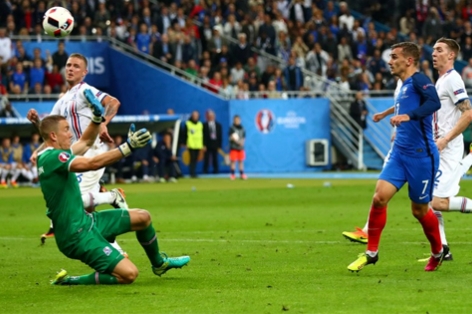 ĐT Pháp vào bán kết sau trận cầu mưa bàn thắng với Iceland