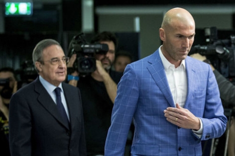 HLV Zidane và chủ tịch Perez nảy sinh bất đồng chuyển nhượng