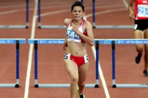 Nguyễn Thị Huyền thất bại ở nội dung 400m vượt rào nữ