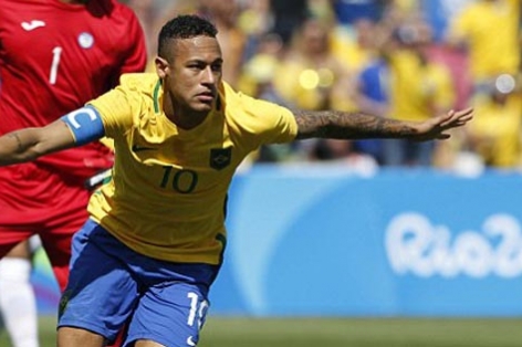 Neymar lập kỉ lục ghi bàn thắng nhanh nhất lịch sử Olympic