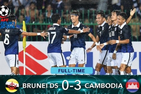 Video bàn thắng: Brunei 0-3 Campuchia (Vòng loại AFF Cup 2016)