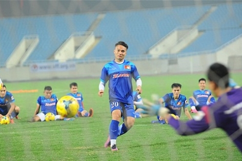 Tiền đạo tuyển Việt Nam tự tin ghi bàn vào lưới Indonesia