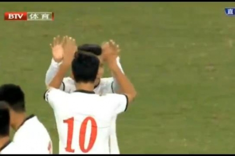 Video bàn thắng: U22 Trung Quốc 1-1 U22 Việt Nam (Giao hữu quốc tế)