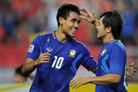 Dangda lập hat-trick, Thái Lan nhẹ nhàng đánh bại Indonesia