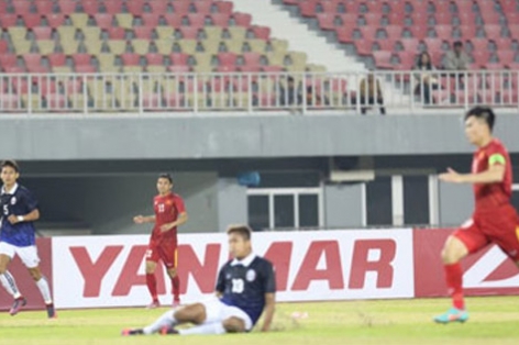 Trận Việt Nam 2-1 Campuchia có 'bàn thắng ngoạn mục nhất năm 2016'
