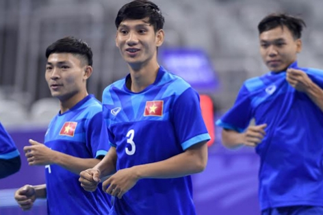 Tuyển futsal Việt Nam tự tin trước trận gặp đội hạng 8 thế giới